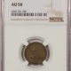 New Store Items 1849 LARGE DATE, BRAIDED HAIR HALF CENT, C-1 – NGC AU-53 BN