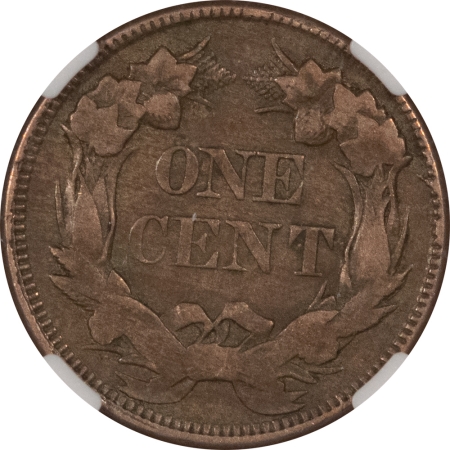 New Store Items 1858 LARGE LETTERS, FLYING EAGLE CENT – NGC XF-40