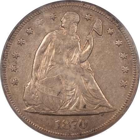 Liberty Seated Dollars 1870-CC SEATED LIBERTY DOLLAR – PCGS XF-40