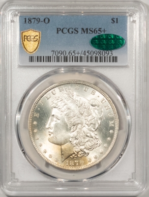 U.S. Certified Coins 1879-O MORGAN DOLLAR – PCGS MS-65+ PREMIUM QUALITY+ & CAC APPROVED!