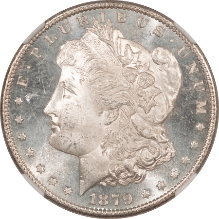 Morgan Dollars 1879-S MORGAN DOLLAR – NGC MS-64, PREMIUM QUALITY!