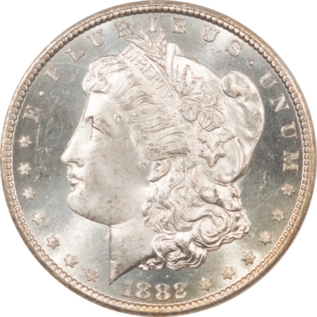 Morgan Dollars 1882-CC MORGAN DOLLAR – NGC MS-64 PL, BLAST WHITE & PROOFLIKE!