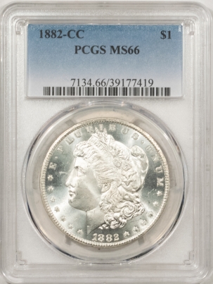 Morgan Dollars 1882-CC MORGAN DOLLAR – PCGS MS-66 FRESH & PREMIUM QUALITY!