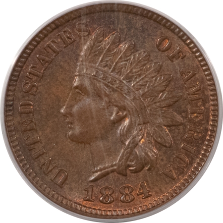 New Store Items 1884 INDIAN CENT – PCGS MS-64 BN, PREMIUM QUALITY!