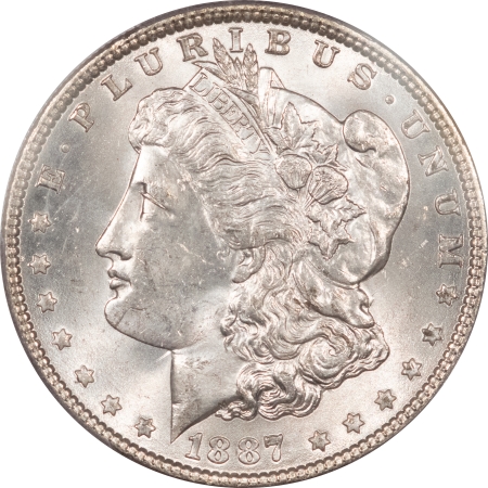 Morgan Dollars 1887 MORGAN DOLLAR – PCGS MS-64