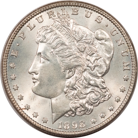 Morgan Dollars 1898-O MORGAN DOLLAR CHOICE+ BU & VIRTUALLY GEM!