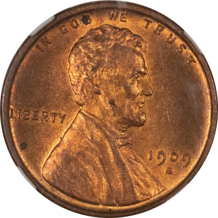 Lincoln Cents (Wheat) 1909-S VDB LINCOLN CENT – NGC MS-63 RB, FIERY & PREMIUM QUALITY!