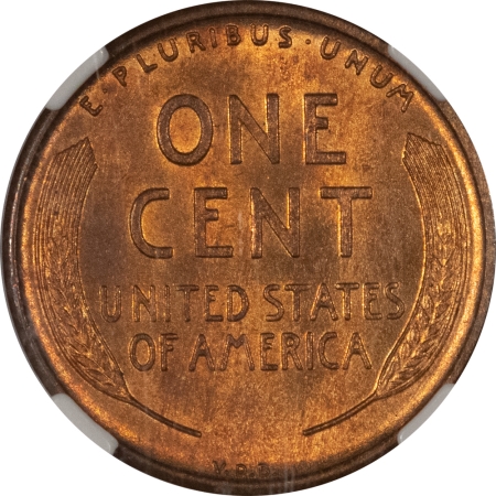Lincoln Cents (Wheat) 1909-S VDB LINCOLN CENT – NGC MS-63 RB, FIERY & PREMIUM QUALITY!