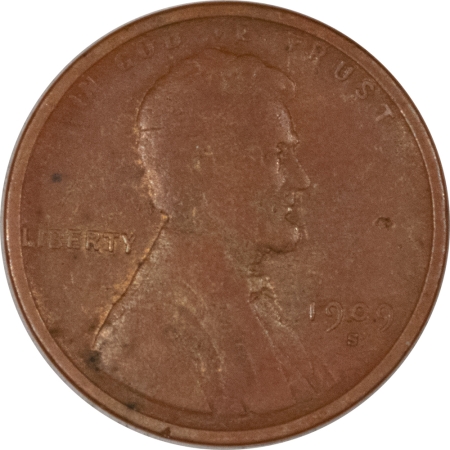 Lincoln Cents (Wheat) 1909-S VDB LINCOLN CENT – CIRCULATED