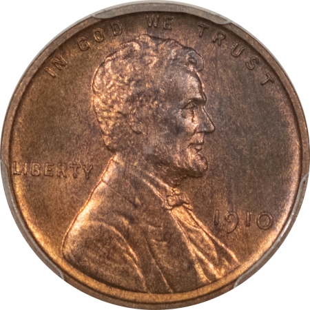 CAC Approved Coins 1910 MATTE PROOF LINCOLN CENT – PCGS PR-65 RB, ORIGINAL, PRETY GEM & CAC!