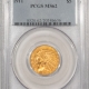 $2.50 1929 $2.50 INDIAN GOLD – PCGS MS-64, PREMIUM QUALITY!