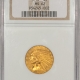 $5 1911 $5 INDIAN HEAD GOLD – PCGS MS-62