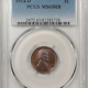 Lincoln Cents (Wheat) 1914-D LINCOLN CENT – NGC F-15 BN, KEY-DATE!