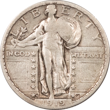 New Store Items 1919-D STANDING LIBERTY QUARTER – HIGH GRADE CIRCULATED EXAMPLE!
