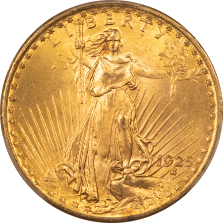 $20 1925 $20 ST. GAUDEN’S GOLD PCGS MS-65+