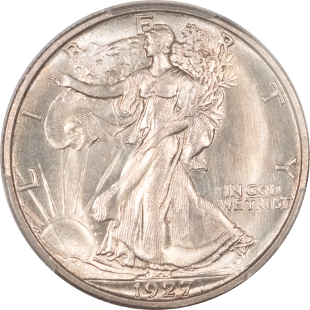 CAC Approved Coins 1927-S WALKING LIBERTY HALF DOLLAR – PCGS MS-64, PREMIUM QUALITY! CAC APPROVED!
