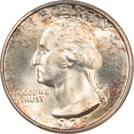 New Certified Coins 1935 WASHINGTON QUARTER – PCGS MS-65, FRESH GEM!