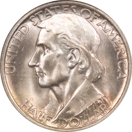 New Certified Coins 1937 BOONE COMMEMORATIVE HALF DOLLAR – NGC MS-65, PREMIUM QUALITY+ LOOKS SUPERB!