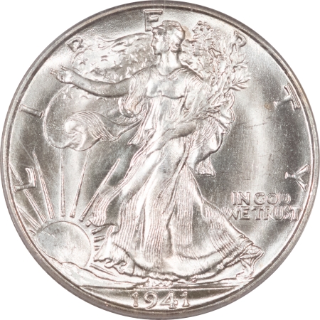 New Certified Coins 1941-D WALKING LIBERTY HALF DOLLAR – PCGS MS-66