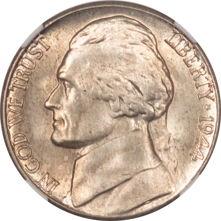 Jefferson Nickels 1944-S JEFFERSON NICKEL – NGC MS-66