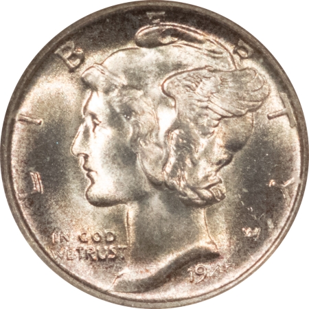 CAC Approved Coins 1945-S MERCURY DIME – NGC MS-67, OLD FATTY HOLDER & PREMIUM QUALITY! CAC!