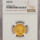 $2.50 1914-D $2.50 INDIAN GOLD – NGC MS-61, TOUGHER DATE!