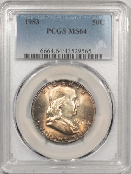 Franklin Halves 1953 FRANKLIN HALF DOLLAR – PCGS MS-64
