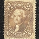 U.S. Stamps SCOTT #71 30c ORANGE. USED, FINE +, BRIGHT COLOR & SOUND-CAT $210
