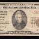 Small National Currency 1929 NATIONAL $20 TY 1, FR-1802-1, CENTRAL UNITED NB OF CLEVELAND, OH, CHTR 4318