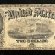 Large U.S. Notes 1907 $5 UNITED STATES NOTE “WOOD CHOPPER”, FR-91, ORIGINAL FINE