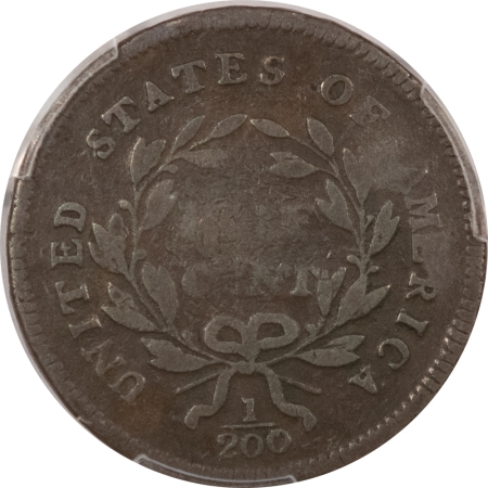 Liberty Cap Half Cents 1795 LIBERTY CAP HALF CENT, LE PUNCTUATED DATE PCGS VG-8, CHOCOLATE BROWN & NICE