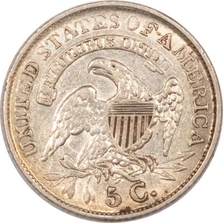 Capped Bust Half Dimes 1835 CAPPED BUST HALF DIME, FLASHY AU, CLOSE TO UNC