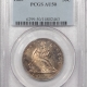 Liberty Seated Halves 1855-O SEATED LIBERTY HALF DOLLAR, ARROWS – PCGS AU DETAILS, SURFACES SMOOTHED