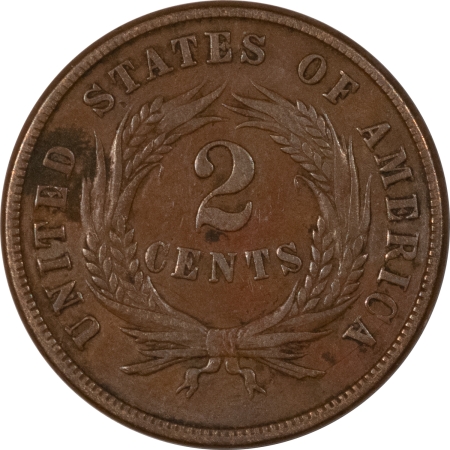Two & Three Cents 1871 TWO CENT PIECE, PLEASING HIGH GRADE CIRCULATED EXAMPLE, TOUGH DATE!