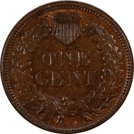 Indian 1874 INDIAN CENT – AU/UNC DETAILS, LACQUERED