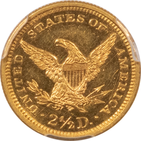 New Store Items 1877 $2.50 LIBERTY GOLD PCGS MS-61 PL, RARE! 1,632 MINTAGE, PROOFLIKE, POP 2!