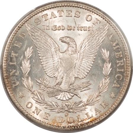Dollars 1889-S MORGAN DOLLAR PCGS AU-55, FLASHY!