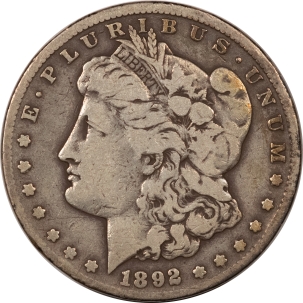 Morgan Dollars 1892-CC MORGAN DOLLAR – PLEASING CIRCULATED EXAMPLE!