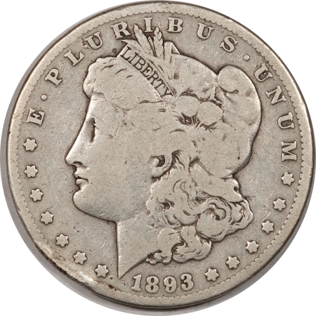 New Store Items 1893-CC MORGAN DOLLAR – CIRCULATED BUT WITH EDGE BRUISE!