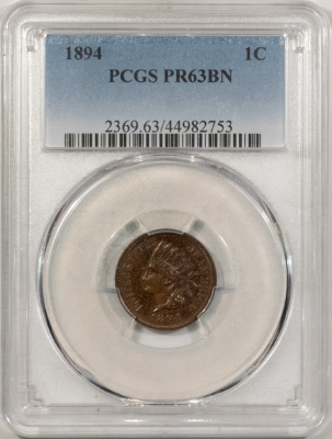Indian 1894 PROOF INDIAN CENT – PCGS PR-63 BN