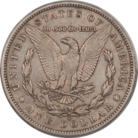 Dollars 1896-S MORGAN DOLLAR PCGS XF-40, PERFECT CIRCULATED EXAMPLE!