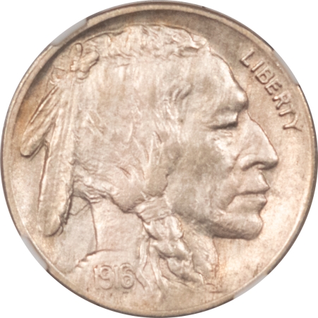 New Store Items 1916 DOUBLED DIE OBVERSE BUFFALO NICKEL NGC AU-50, FULLY STRUCK, LOOKS 55+, RARE