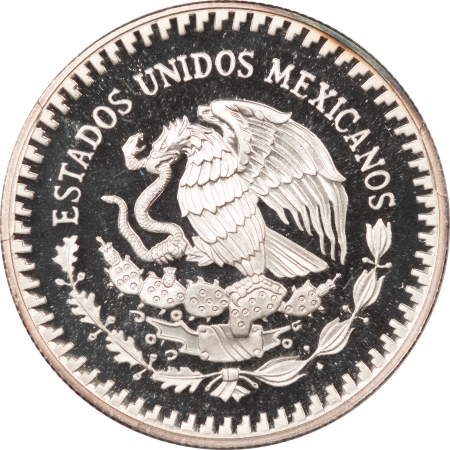 New Store Items 1990-MO MEXICO PROOF ONZA 1 OZ LIBERTAD SILVER – PCGS PR-69 DCAM