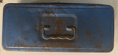 U.S. Stamps OLD TACKLE BOX FULL OF U.S. STAMPS, DEFINITIVES, COMMEMS, B-O-B, MORE-CAT $1000+