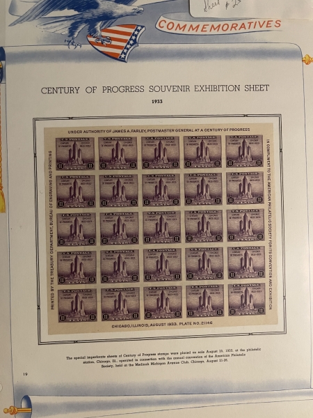 U.S. Stamps 1928-56 U.S. MOG COMPLETE COMMEM COLLECTION, EXTENSIVE FARLEYS, HINGED ON PAGES