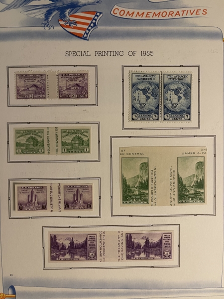 U.S. Stamps 1928-56 U.S. MOG COMPLETE COMMEM COLLECTION, EXTENSIVE FARLEYS, HINGED ON PAGES