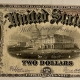 Large U.S. Notes 1880 $2 LEGAL TENDER, FR-56, TILLMAN/MORGAN, PMG CHOICE UNC-63 EPQ; BRIGHT & PQ