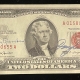 Small Federal Reserve Notes 1976 $2 FEDERAL RESERVE NOTE, FR-1935E, DUAL COURTESY SIGNED (SIMON-NEFF), CU