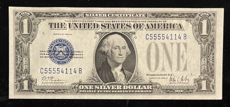 Small Silver Certificates 1928-B $1 SILVER CERTIFICATE, FR-1602, FRESH GEM CU FROM AN OLD-TIME COLLECTION!