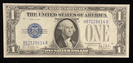 Small Silver Certificates 1928-B $1 SILVER CERTIFICATE, FR-1602, GEM CU; FRESH FROM AN OLD COLLECTION!